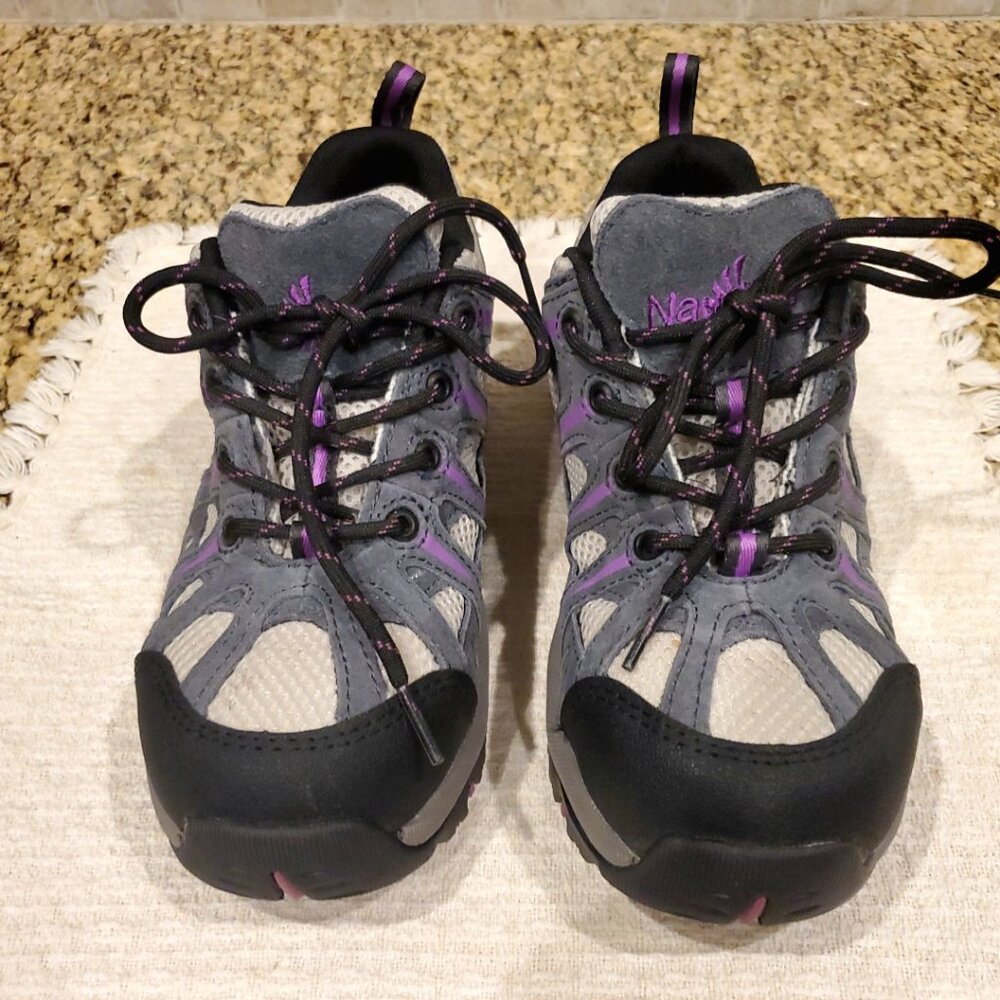 NAUTILUS Safety Toe Work Shoes N1754 Women's GREY PURPLE Size 6 - NEW
